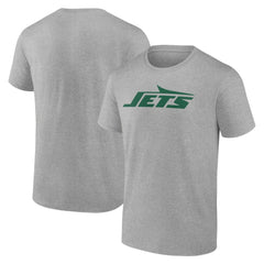 New York Jets Primary Logo T-Shirt Heather Gray