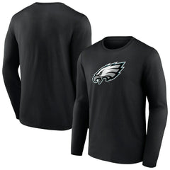Philadelphia Eagles Primary Team Logo Long Sleeve T-Shirt Black