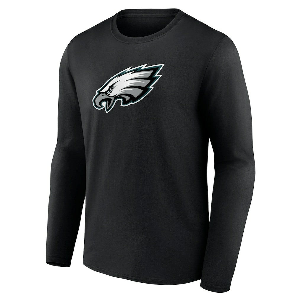 Philadelphia Eagles Primary Team Logo Long Sleeve T-Shirt Black