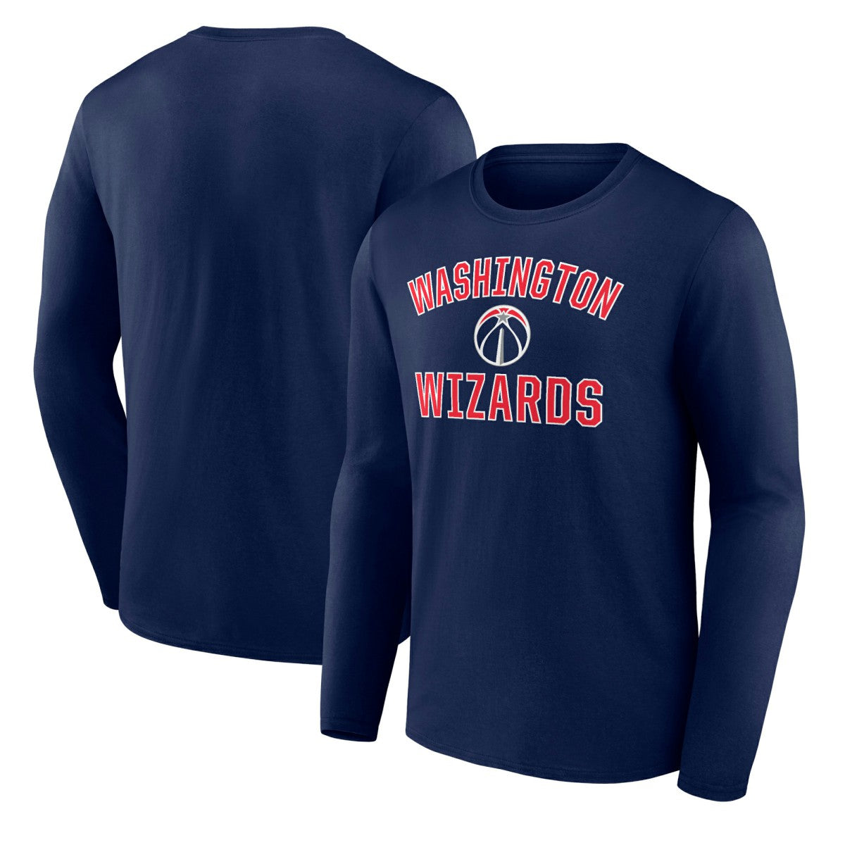 Washington Wizards Victory Arch Team Long Sleeve T-Shirt Navy