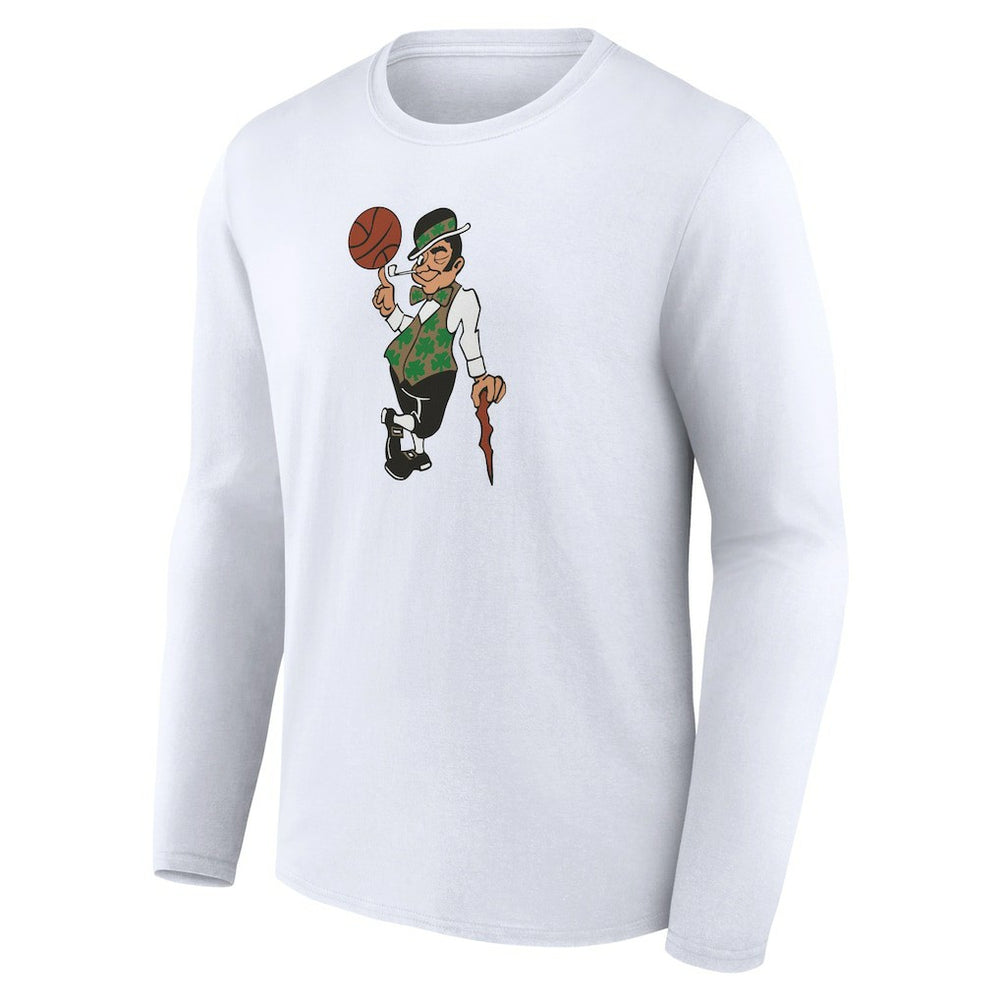 Boston Celtics Alternate Logo Long Sleeve T-Shirt White