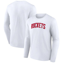 Houston Rockets Alternate Logo Long Sleeve T-Shirt White