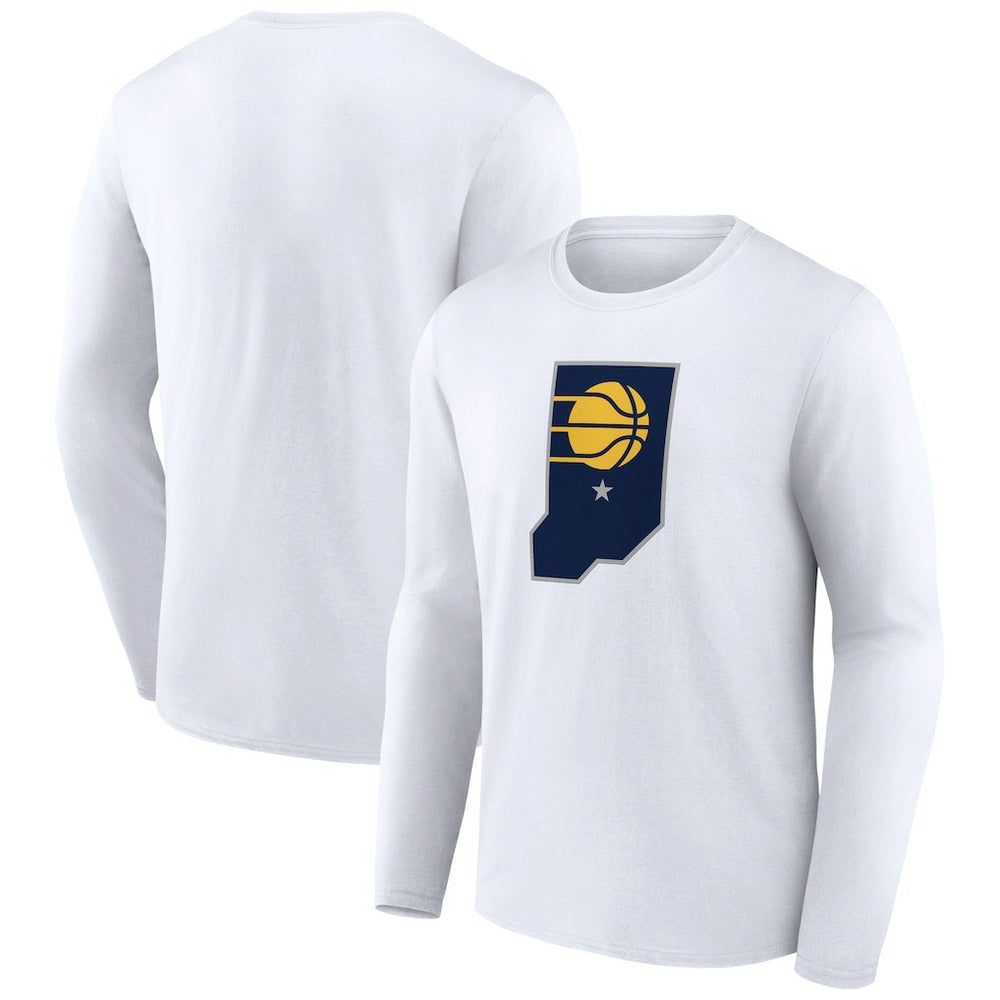 Indiana Pacers Alternate Logo Long Sleeve T-Shirt White
