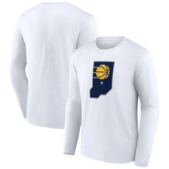 Indiana Pacers Alternate Logo Long Sleeve T-Shirt White