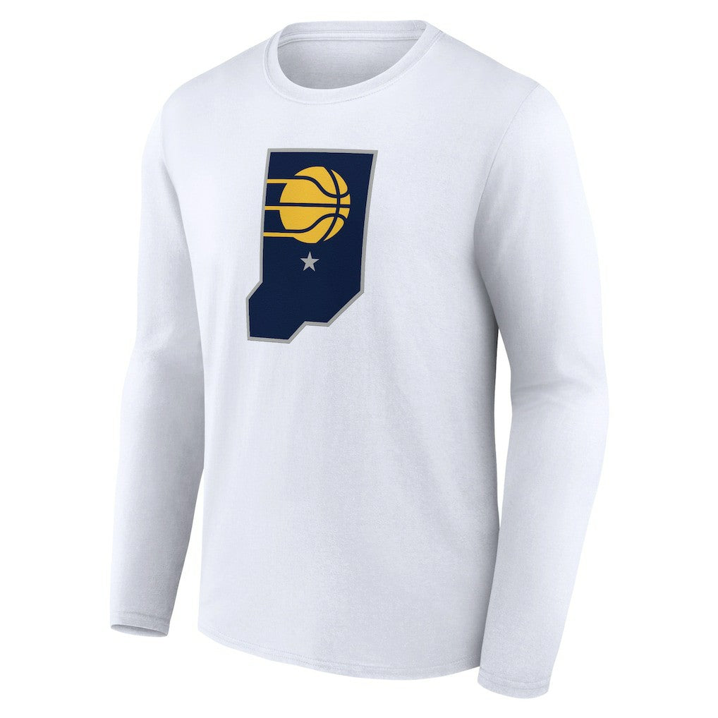 Indiana Pacers Alternate Logo Long Sleeve T-Shirt White