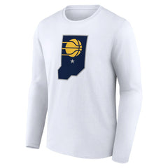 Indiana Pacers Alternate Logo Long Sleeve T-Shirt White