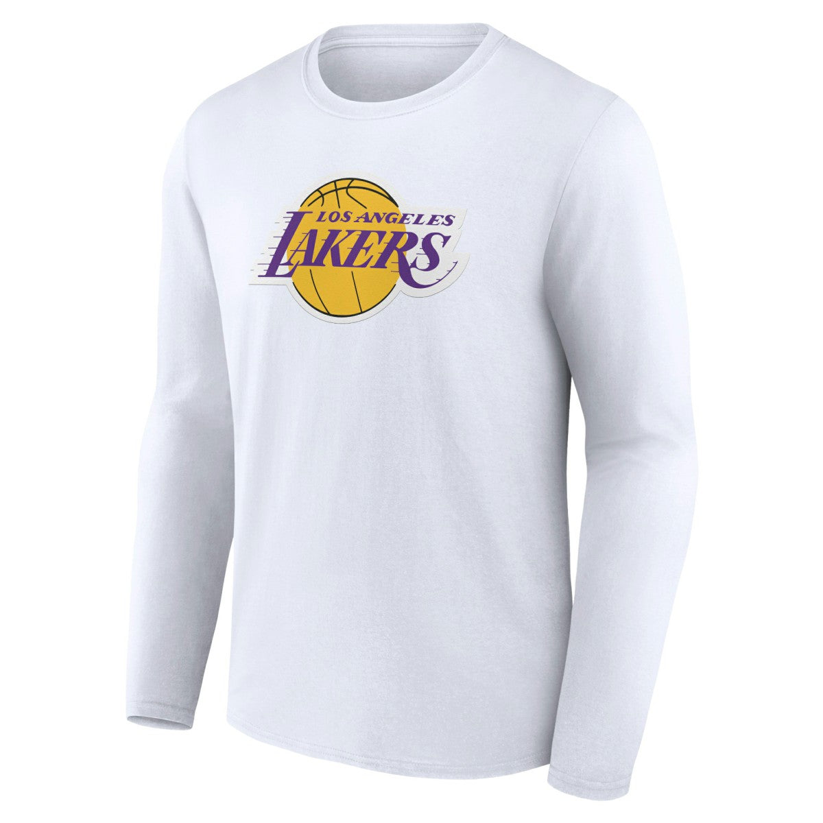 Los Angeles Lakers Alternate Logo Long Sleeve T-Shirt White