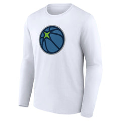 Minnesota Timberwolves Alternate Logo Long Sleeve T-Shirt White
