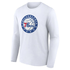 Philadelphia 76ers Alternate Logo Long Sleeve T-Shirt White