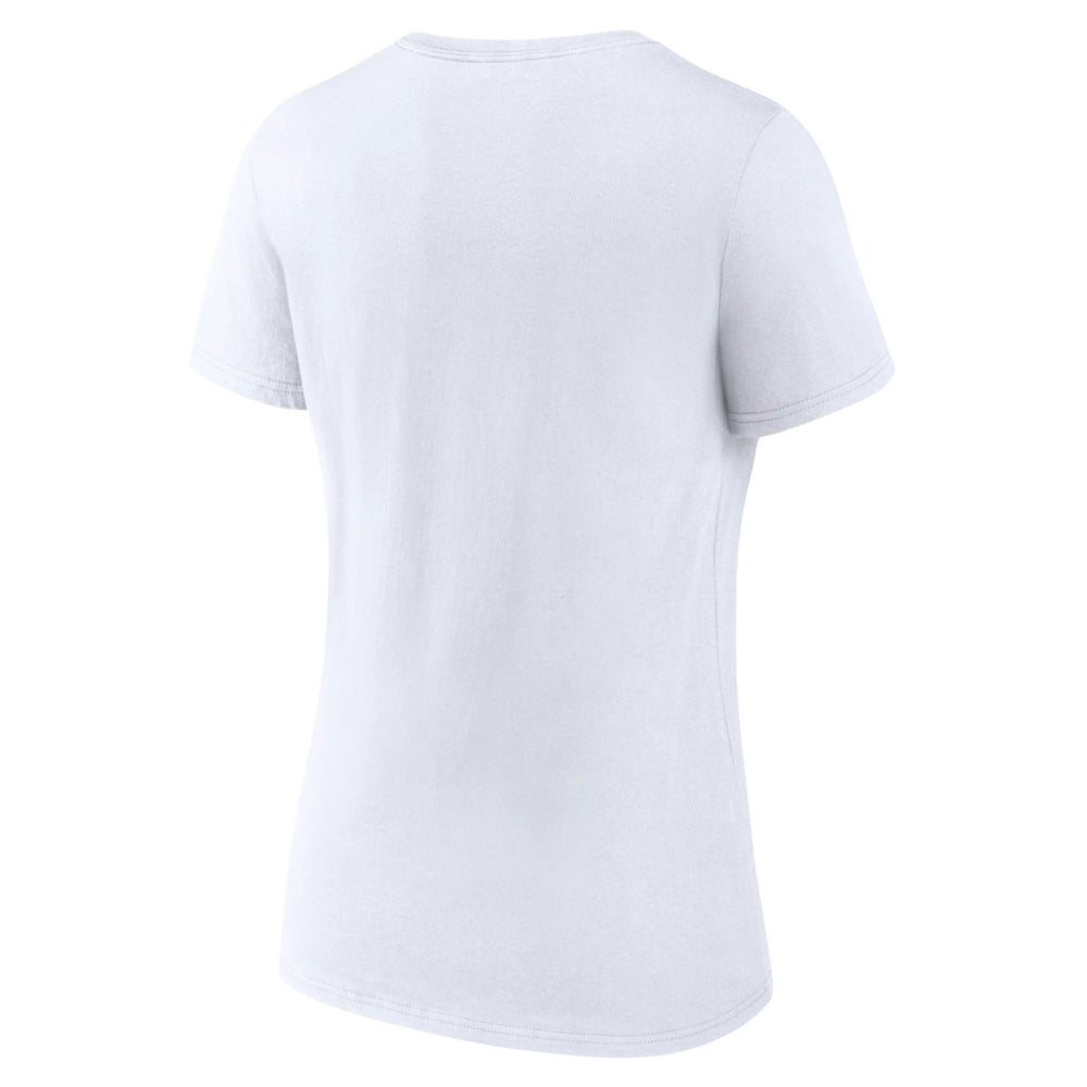 Los Angeles Lakers Women's Alternate Logo V-Neck T-Shirt White