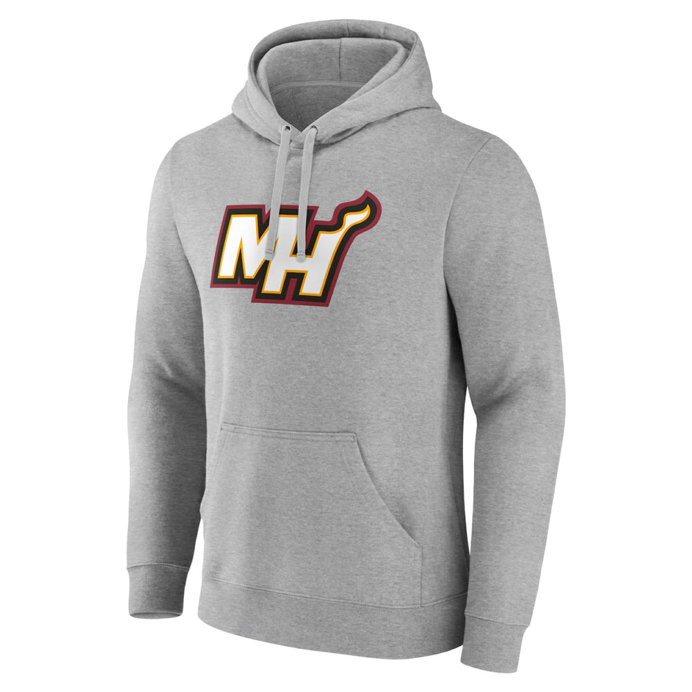 Miami Heat Alternate Logo Pullover Hoodie Gray