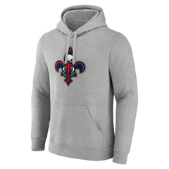 New Orleans Pelicans Alternate Logo Pullover Hoodie Gray