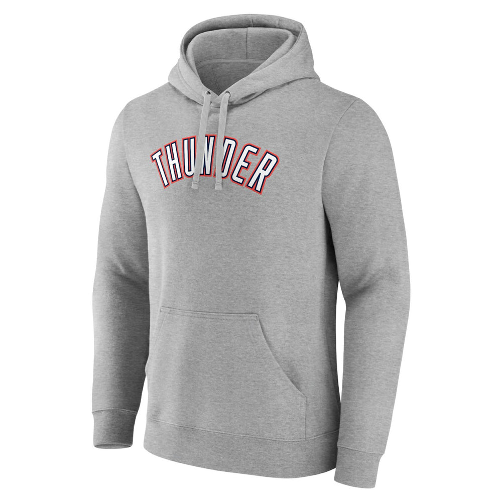 Oklahoma City Thunder Alternate Logo Pullover Hoodie Gray