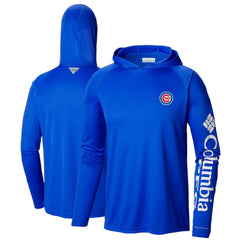 Chicago Cubs Columbia Terminal Tackle Long Sleeve Hoodie T-Shirt - Royal Hoodies