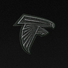 Atlanta Falcons Antigua Tonal Logo Tribute Quarter-Zip Pullover Top Black