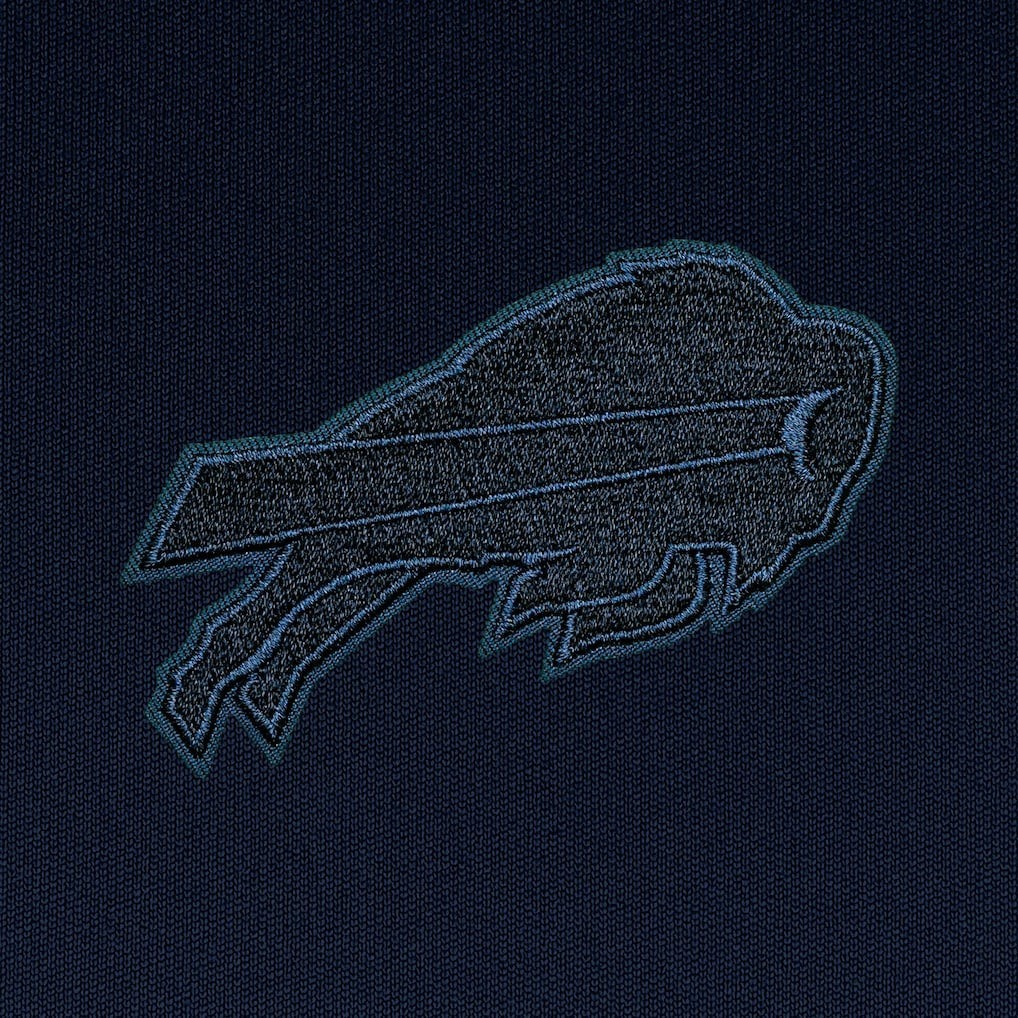 Buffalo Bills Antigua Tonal Logo Victory Full-Zip Hoodie Navy