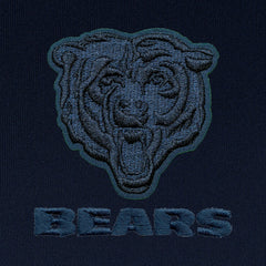 Chicago Bears Antigua Tonal Logo Victory Full-Zip Hoodie Navy