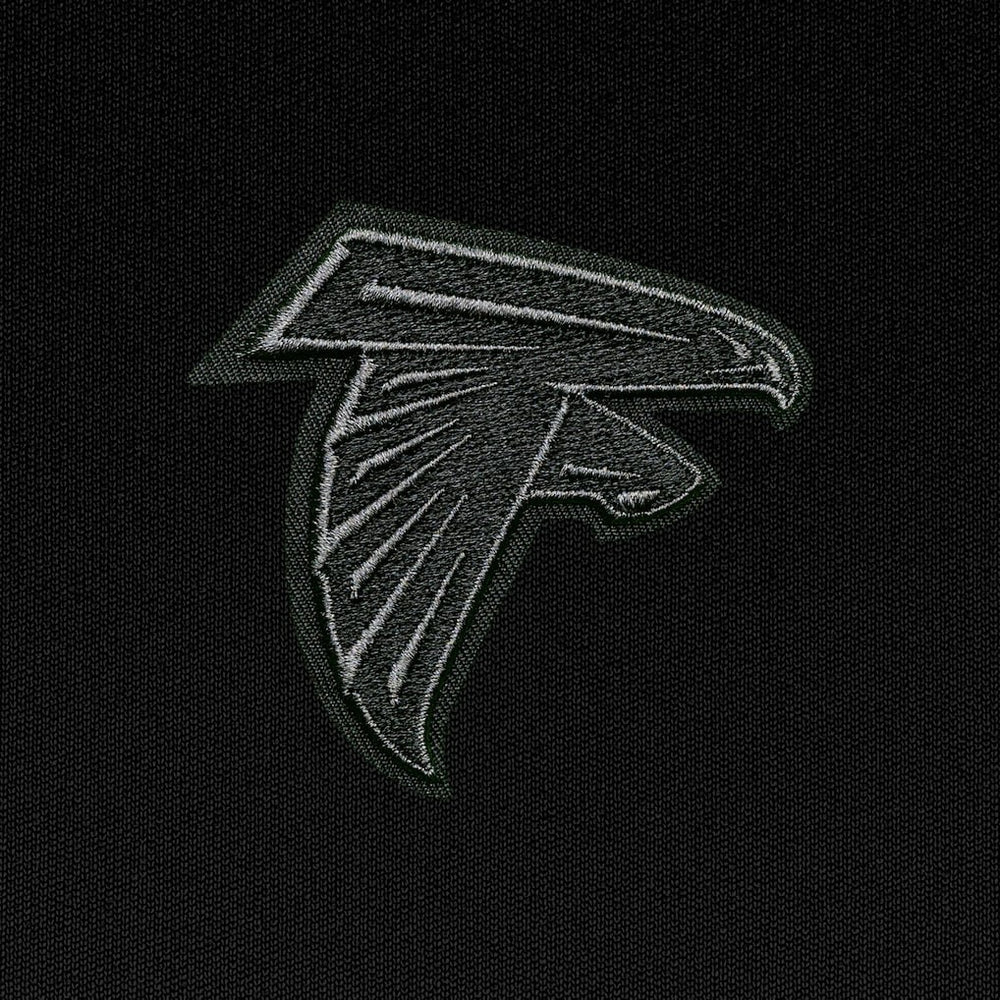 Atlanta Falcons Antigua Tonal Logo Victory Pullover Hoodie Black
