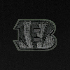 Cincinnati Bengals Antigua Tonal Logo Victory Pullover Hoodie Black