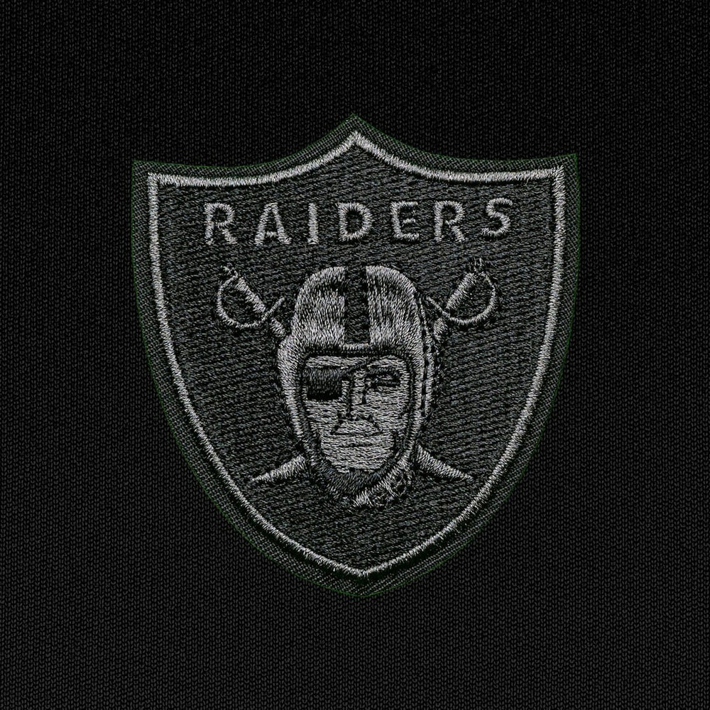 Las Vegas Raiders Antigua Tonal Logo Victory Pullover Hoodie Black