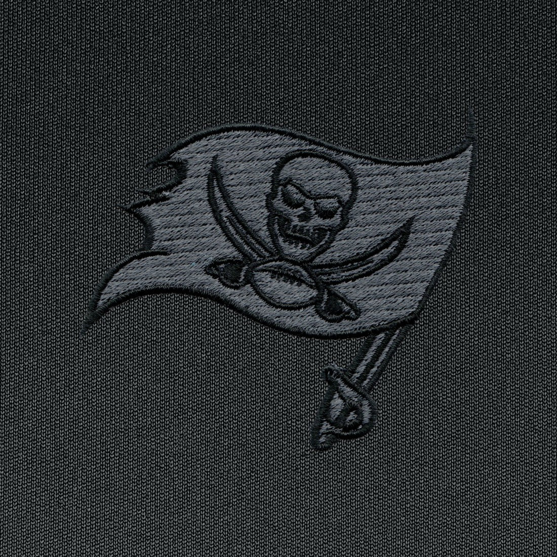 Tampa Bay Buccaneers Antigua Tonal Logo Victory Pullover Hoodie Charcoal