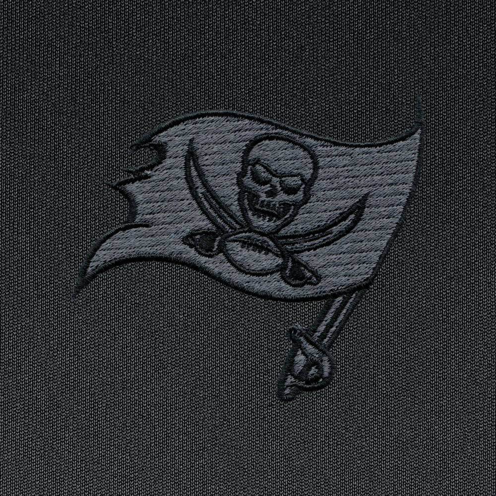 Tampa Bay Buccaneers Antigua Tonal Logo Victory Pullover Hoodie Charcoal