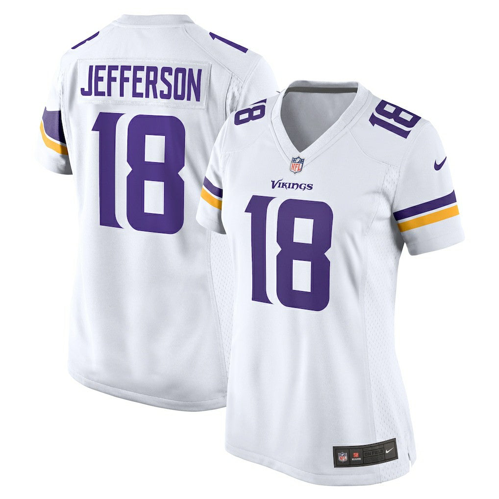 NFL Justin Jefferson Minnesota Vikings Women's Game Player Jersey - White