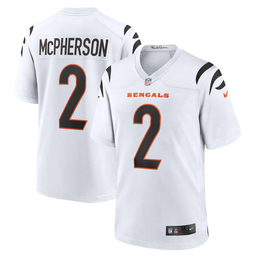 Evan McPherson Cincinnati Bengals Game Player Jersey White