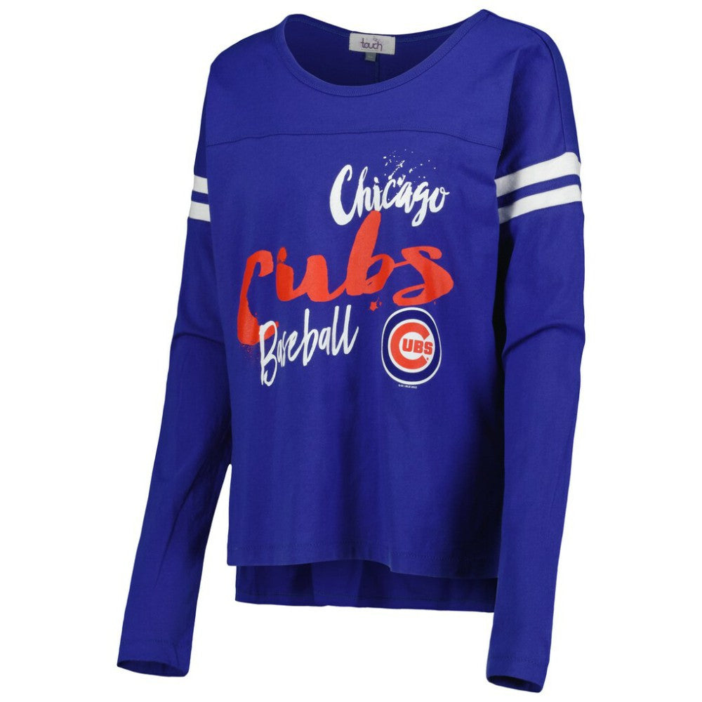 Chicago Cubs Touch Women's Free Agent Long Sleeve T-Shirt - Royal T-shirts