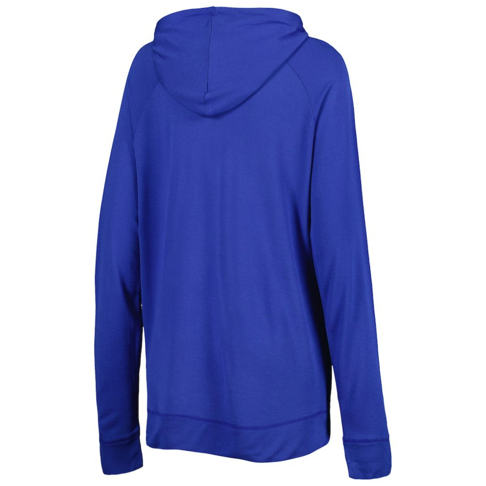 Chicago Cubs Touch Women's Pre-Game Raglan Pullover Hoodie - Royal Hoodies