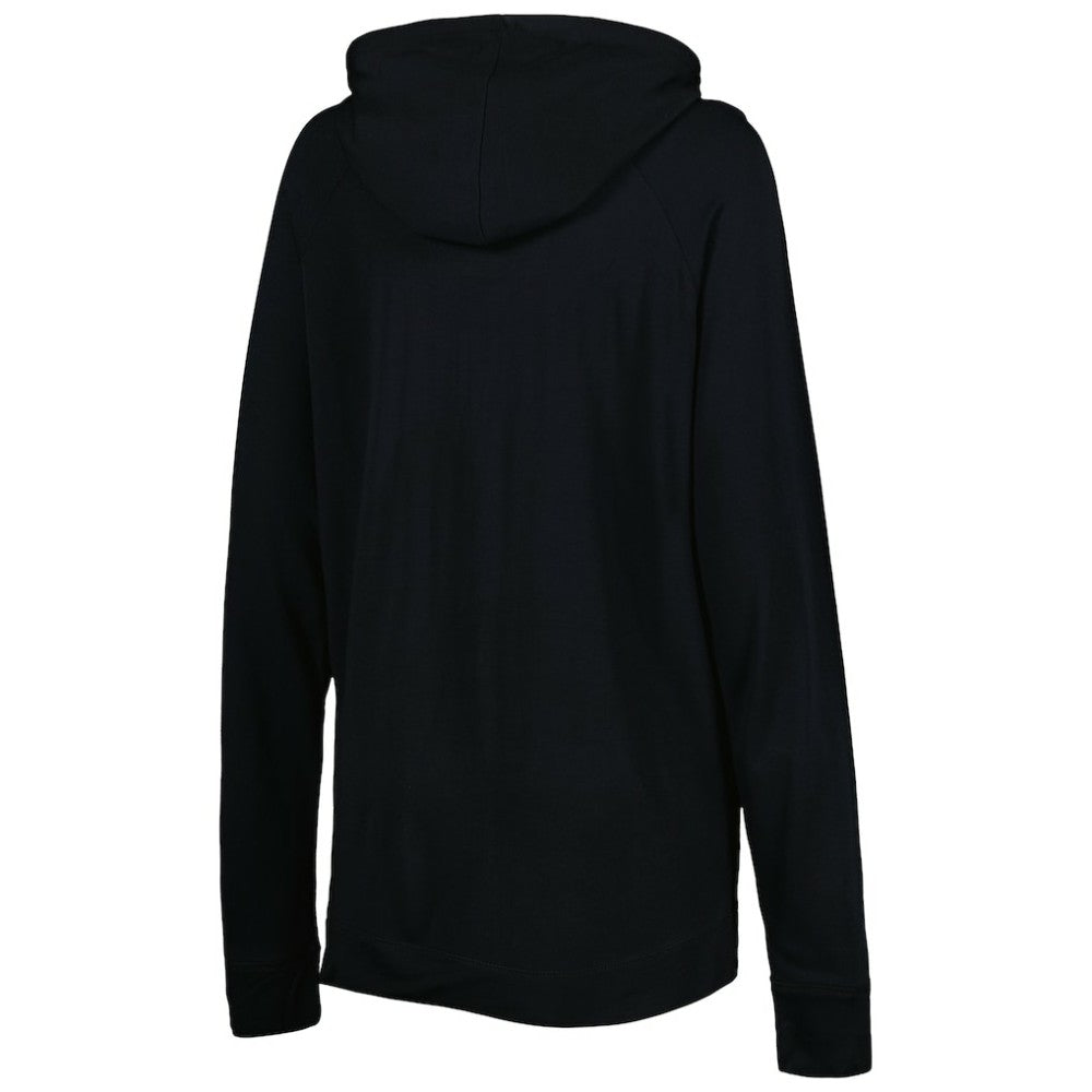 Pittsburgh Pirates Touch Women's Pre-Game Raglan Pullover Hoodie - Black Hoodies