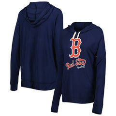 Boston Red Sox Touch Women's Pre-Game Raglan Pullover Hoodie - Navy Hoodies