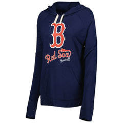 Boston Red Sox Touch Women's Pre-Game Raglan Pullover Hoodie - Navy Hoodies