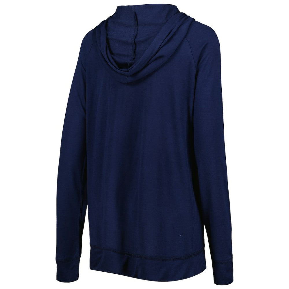 Minnesota Twins Touch Women's Pre-Game Raglan Pullover Hoodie - Navy Hoodies