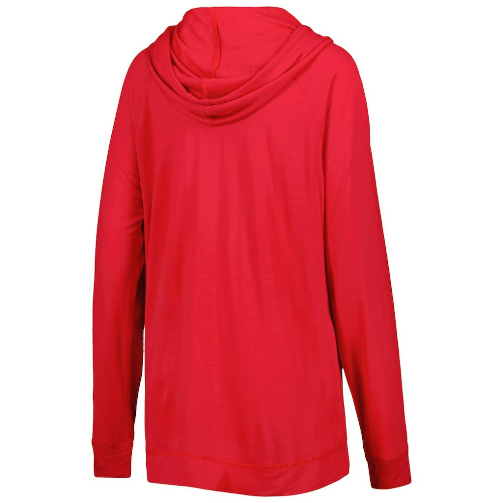 St. Louis Cardinals Touch Women's Pre-Game Raglan Pullover Hoodie - Red Hoodies