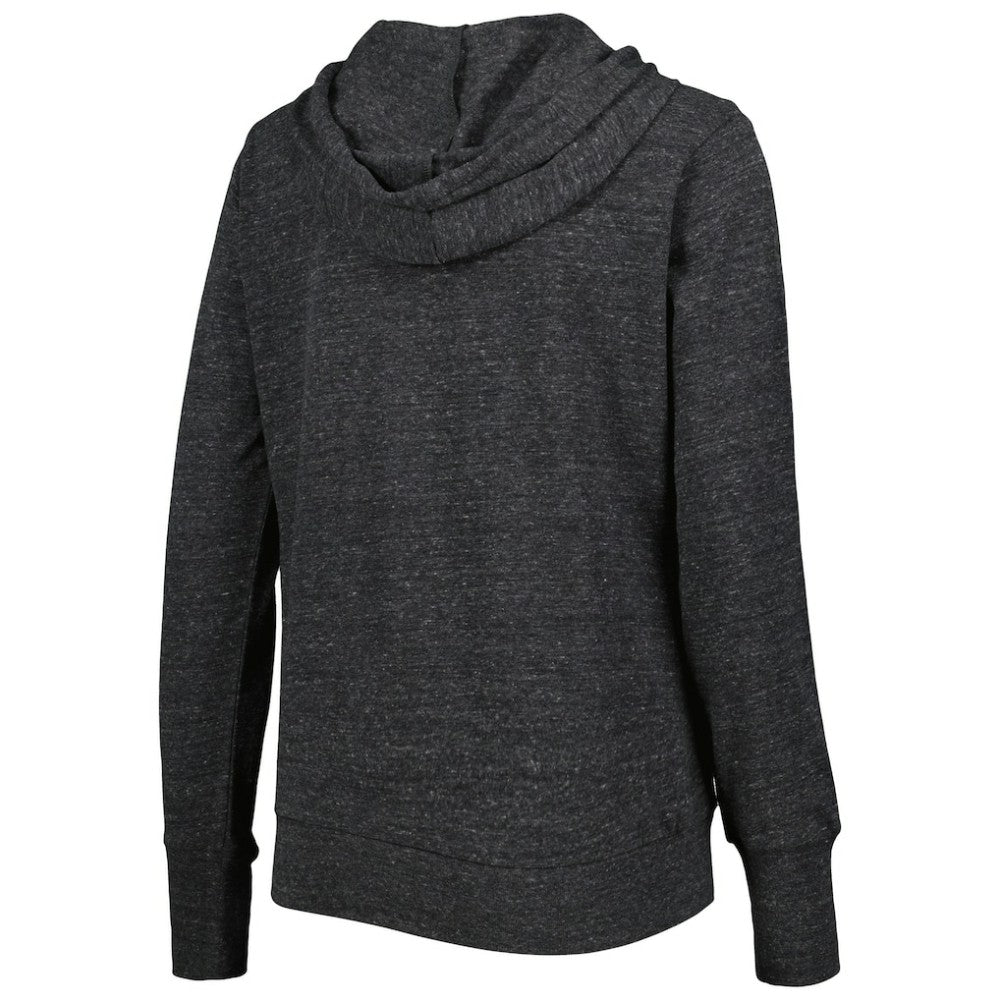Chicago White Sox Touch Women's Training Camp Tri-Blend Lightweight Full-Zip Hoodie - Black Hoodies