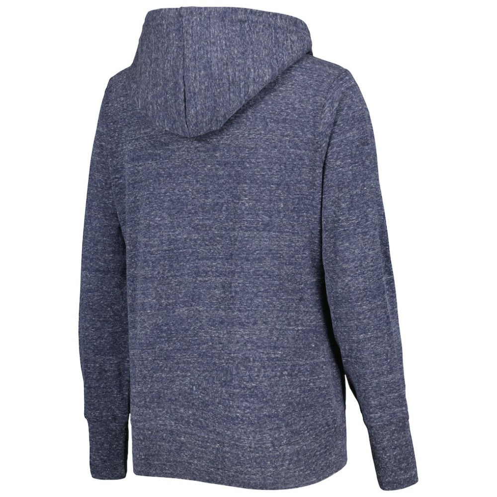 Houston Astros Touch Women's Training Camp Tri-Blend Lightweight Full-Zip Hoodie - Heather Navy Hoodies