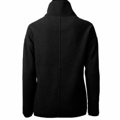 Detroit Lions Cutter & Buck Women's Throwback Logo Cascade Eco Sherpa Fleece Half-Zip Pullover Jacket Black