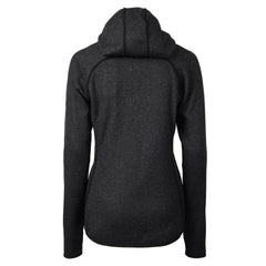 Denver Broncos Cutter & Buck Women's Throwback Logo Mainsail Full-Zip Jacket Heather Charcoal
