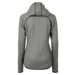 Cincinnati Bengals Cutter & Buck Women's Throwback Logo Mainsail Full-Zip Jacket Heather Gray
