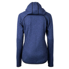 Denver Broncos Cutter & Buck Women's Throwback Logo Mainsail Full-Zip Jacket Heather Royal