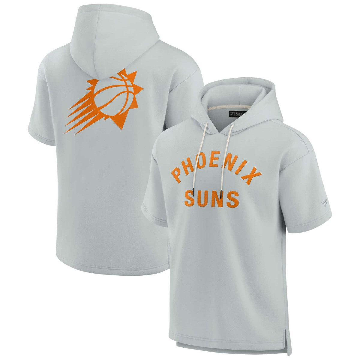 Phoenix Suns Unisex Elements Super Soft Fleece Short Sleeve Pullover Hoodie Gray