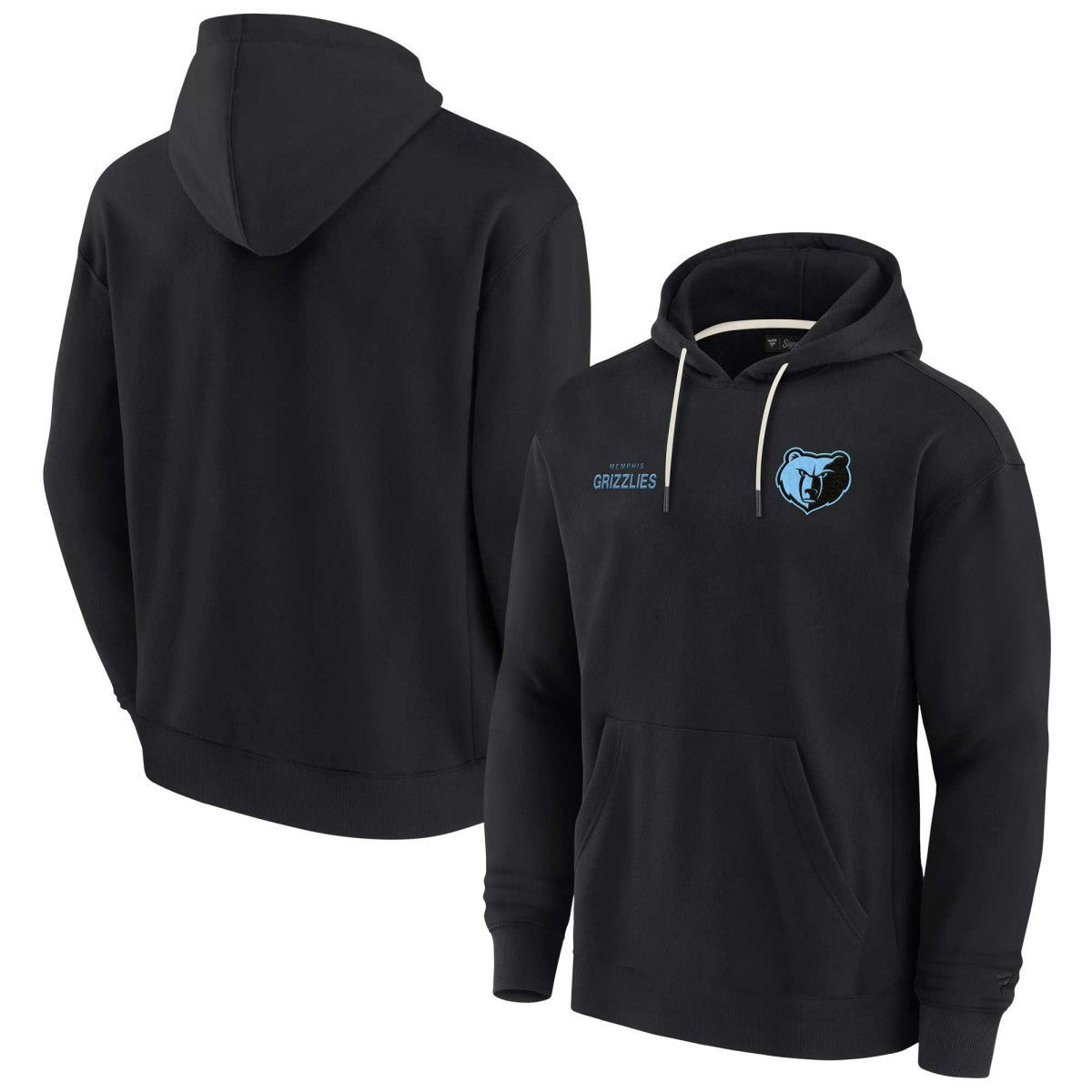 Memphis Grizzlies Unisex Elements Super Soft Fleece Pullover Hoodie Black