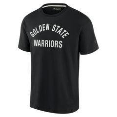 Golden State Warriors Unisex Elements Super Soft Short Sleeve T-Shirt Black