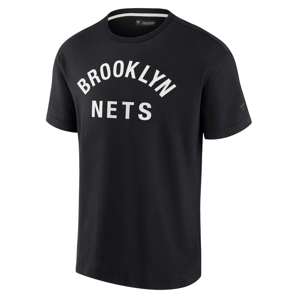 Brooklyn Nets Unisex Elements Super Soft Short Sleeve T-Shirt Black