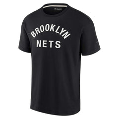 Brooklyn Nets Unisex Elements Super Soft Short Sleeve T-Shirt Black