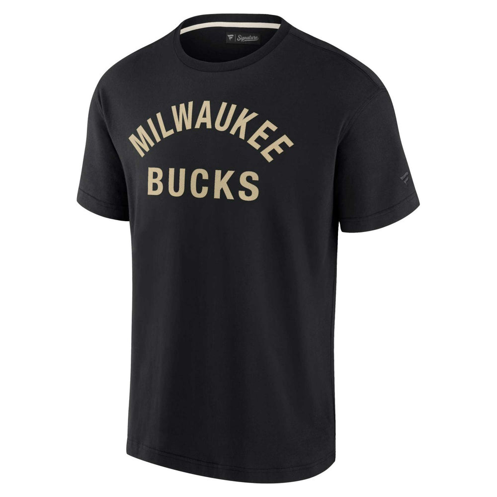 Milwaukee Bucks Unisex Elements Super Soft Short Sleeve T-Shirt Black