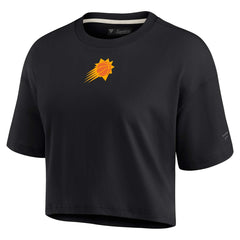 Phoenix Suns Women's Elements Super Soft Boxy Cropped T-Shirt Black