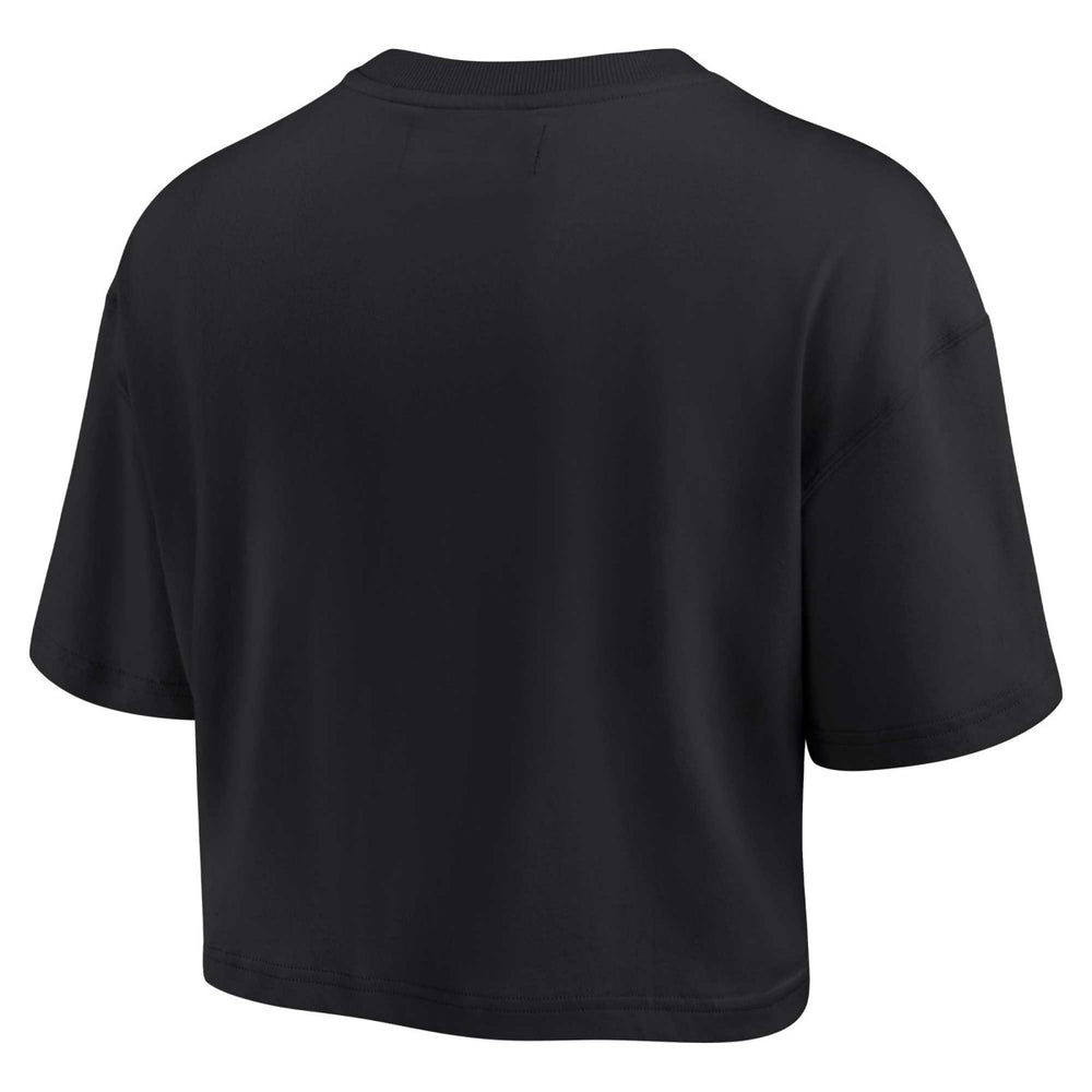 Phoenix Suns Women's Elements Super Soft Boxy Cropped T-Shirt Black