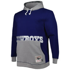 Dallas Cowboys Big & Tall Big Face Pullover Hoodie Navy/Silver